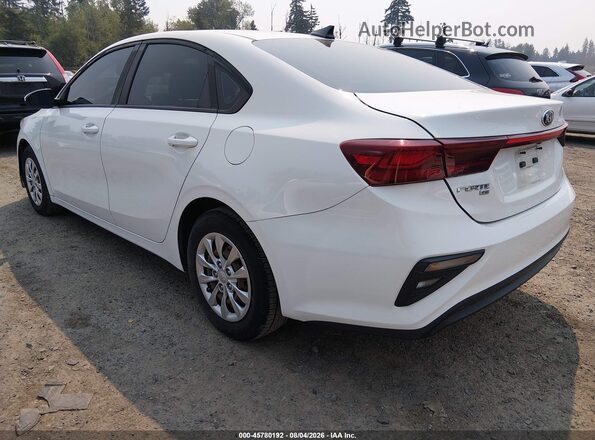 3KPF24AD1KE010026 2019 KIA FORTE White უკანა მარცხენა