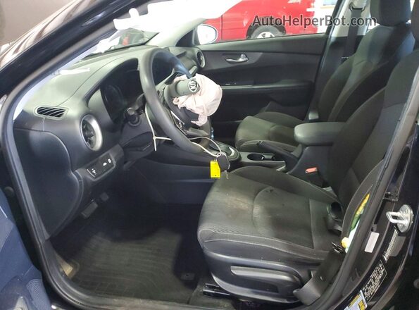3KPF24AD1KE024217 2019 KIA FORTE Black Widok wnętrza z przodu