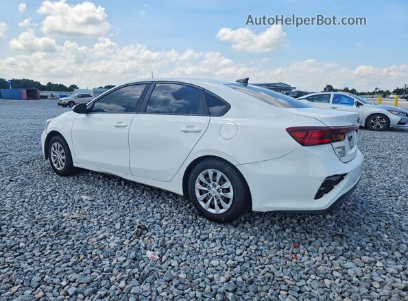 3KPF24AD1KE098768 2019 KIA FORTE White Trasero izquierdo