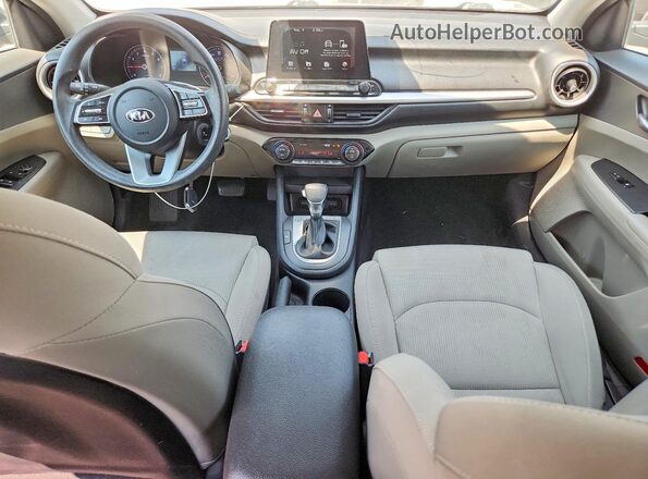 3KPF24AD1KE117707 2019 KIA FORTE Gray Dashboard view