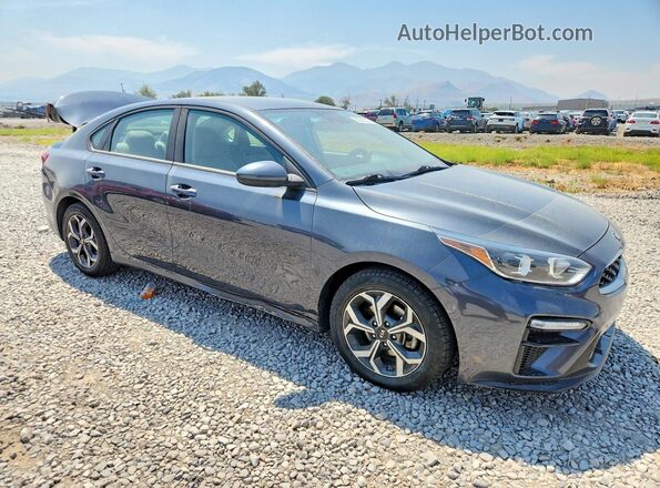 3KPF24AD1KE117707 2019 KIA FORTE Gray Front right