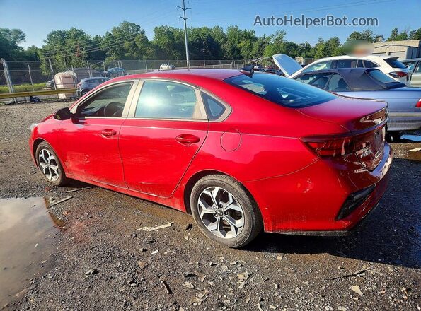 3KPF24AD1KE133695 2019 KIA FORTE Красный Задняя левая четверть