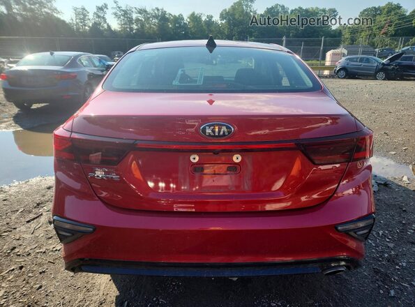 3KPF24AD1KE133695 2019 KIA FORTE Красный Вид сзади