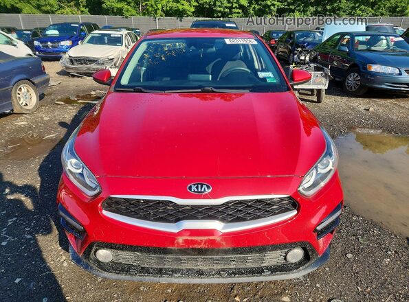 3KPF24AD1KE133695 2019 KIA FORTE Красный Вид спереди