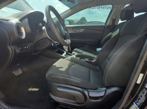 3KPF24AD1LE187161 2020 KIA FORTE Black წინა სალონის ხედი