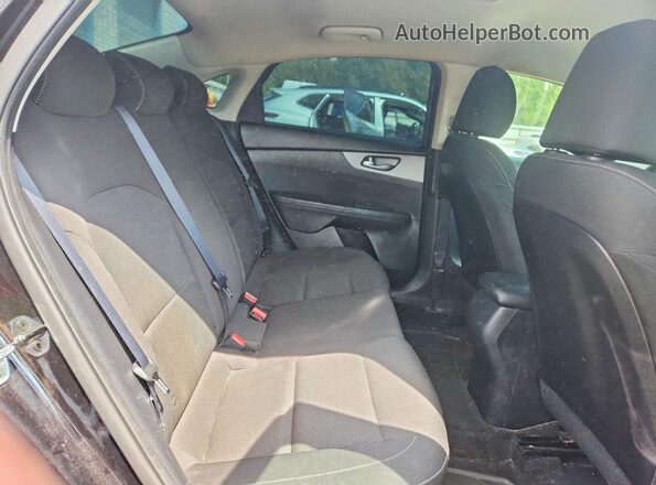 3KPF24AD1LE187161 2020 KIA FORTE Black უკანა სავარძლების ხედი