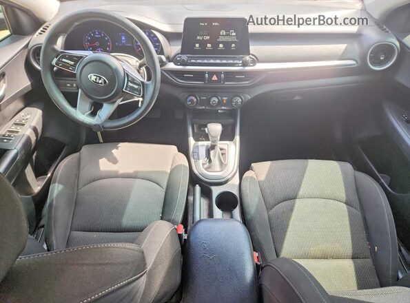 3KPF24AD1LE187161 2020 KIA FORTE Black წინა პანელის ხედი