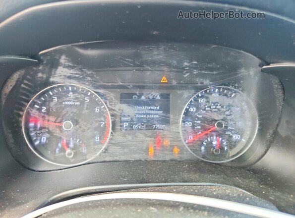 3KPF24AD1LE191954 2020 KIA FORTE Silver ხელსაწყოთა პანელის ხედი