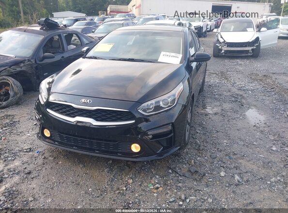 3KPF24AD1LE206064 2020 KIA FORTE Black Առջևի ձախ երեք քառորդ տեսարան