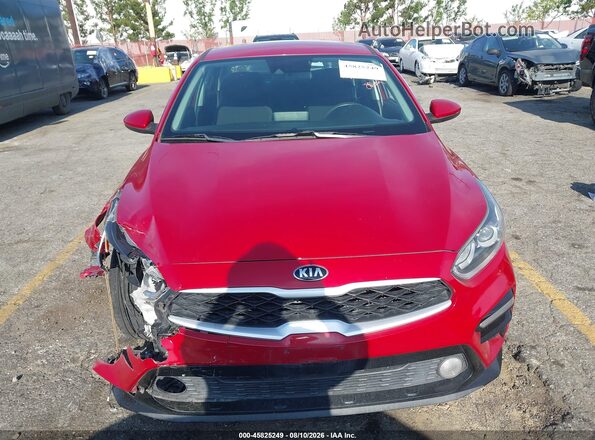 3KPF24AD1ME267769 2021 KIA FORTE Red Սարքավորումների վահանակի տեսք