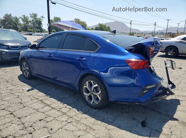 3KPF24AD1ME295068 2021 KIA FORTE Blue Rear left