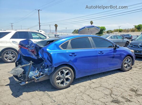 3KPF24AD1ME295068 2021 KIA FORTE Blue Rear right