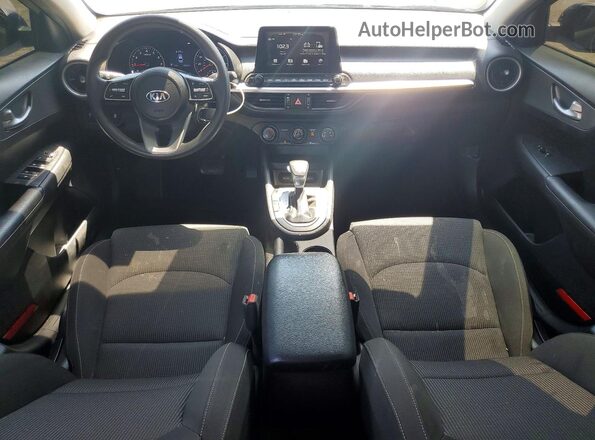 3KPF24AD1ME295068 2021 KIA FORTE Blue Dashboard view