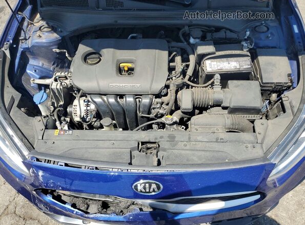 3KPF24AD1ME295068 2021 KIA FORTE Blue Rear interior view