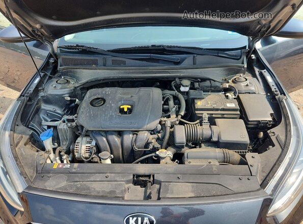 3KPF24AD1ME333544 2021 KIA FORTE Gray Widok wnętrza z tyłu