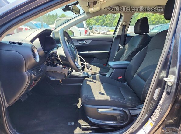 3KPF24AD1ME333544 2021 KIA FORTE Gray Widok wnętrza z przodu