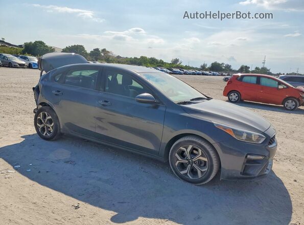3KPF24AD1ME337335 2021 KIA FORTE Серый Передняя правая четверть