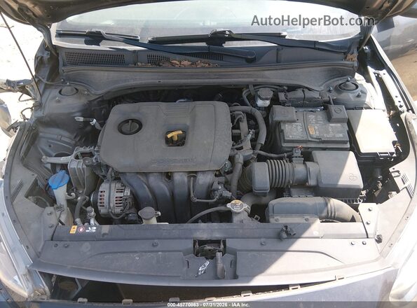 3KPF24AD1ME395512 2021 KIA FORTE Gray Widok z tyłu