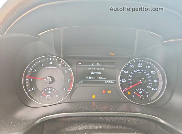 3KPF24AD1NE419079 2022 KIA FORTE Серый Вид щитка приборов