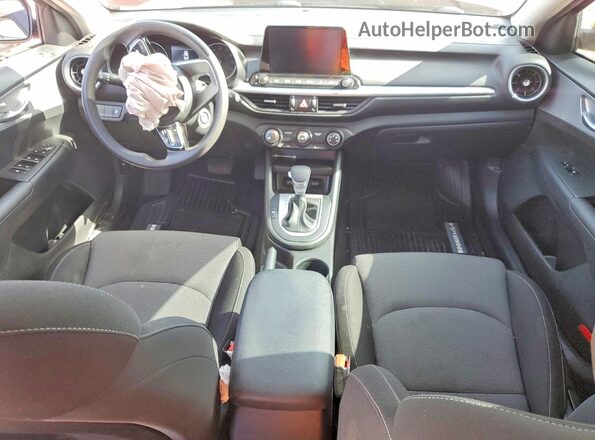 3KPF24AD1PE680862 2023 KIA FORTE Orange Dashboard view
