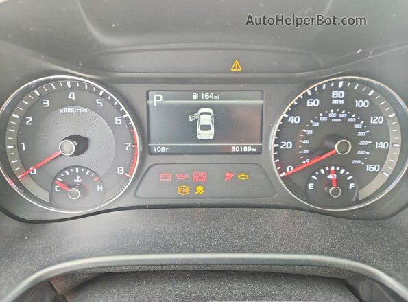 3KPF24AD1RE775649 2024 KIA FORTE White Вид щитка приладів