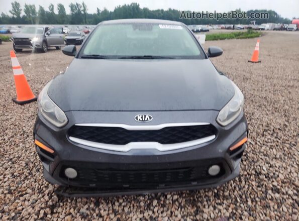 3KPF24AD2KE058294 2019 KIA FORTE Gray Widok z przodu