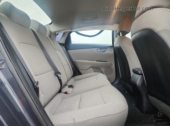 3KPF24AD2KE058294 2019 KIA FORTE Gray Widok tylnych siedzeń