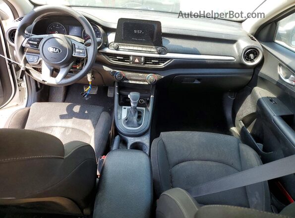 3KPF24AD2KE074916 2019 KIA FORTE White Առջևի վահանակի տեսք