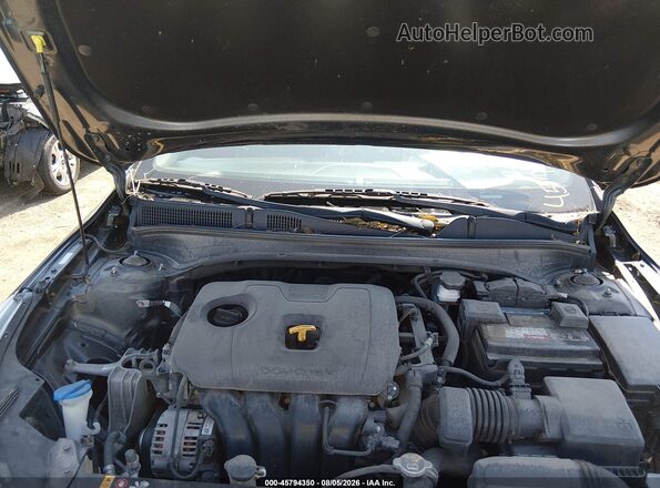 3KPF24AD2KE125802 2019 KIA FORTE Gray უკანა ხედი