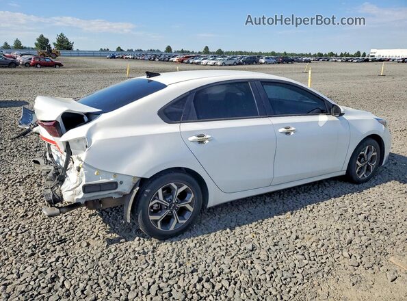 3KPF24AD2KE137254 2019 KIA FORTE White Задня права чверть
