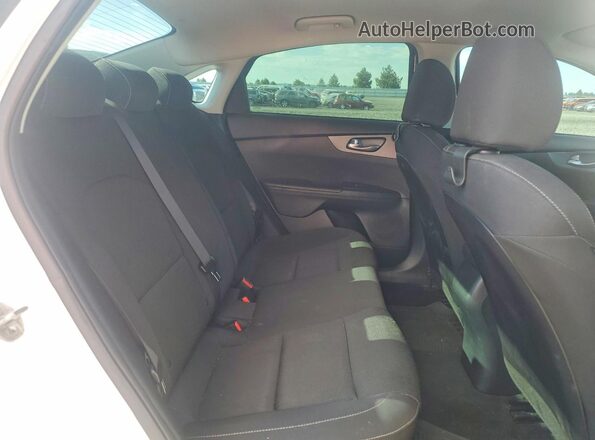 3KPF24AD2KE137254 2019 KIA FORTE White Вид задніх сидінь