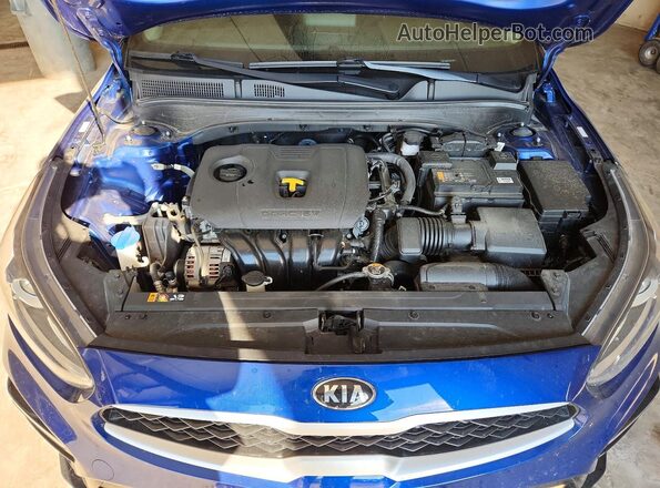 3KPF24AD2LE141175 2020 KIA FORTE Blue Սալոնի հետևի տեսք