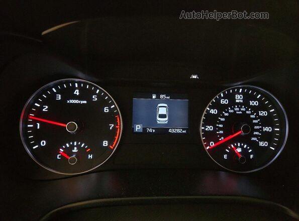 3KPF24AD2LE141175 2020 KIA FORTE Blue Սարքավորումների վահանակի տեսք