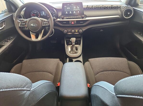 3KPF24AD2LE141175 2020 KIA FORTE Blue Առջևի վահանակի տեսք