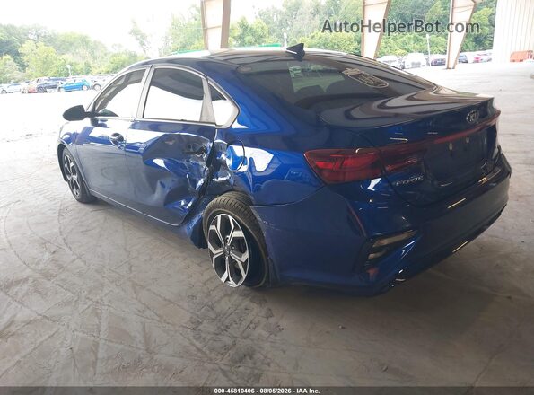 3KPF24AD2LE205814 2020 KIA FORTE Blue Задня ліва чверть