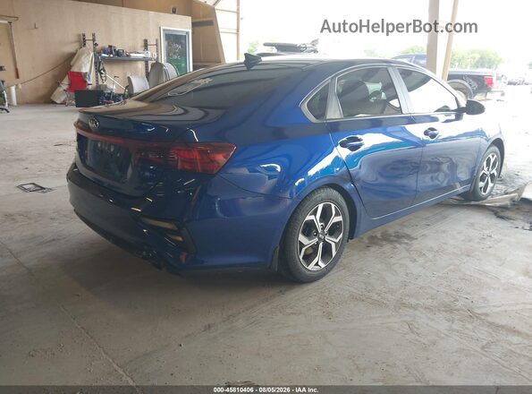 3KPF24AD2LE205814 2020 KIA FORTE Blue Задня права чверть