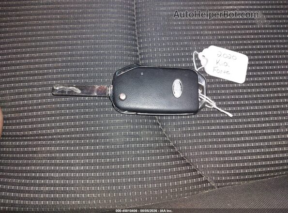 3KPF24AD2LE205814 2020 KIA FORTE Blue Вид панелі приладів