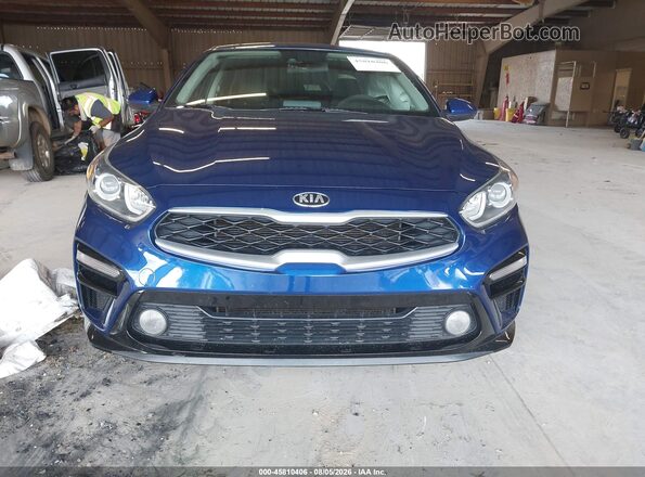 3KPF24AD2LE205814 2020 KIA FORTE Blue Вид щитка приладів