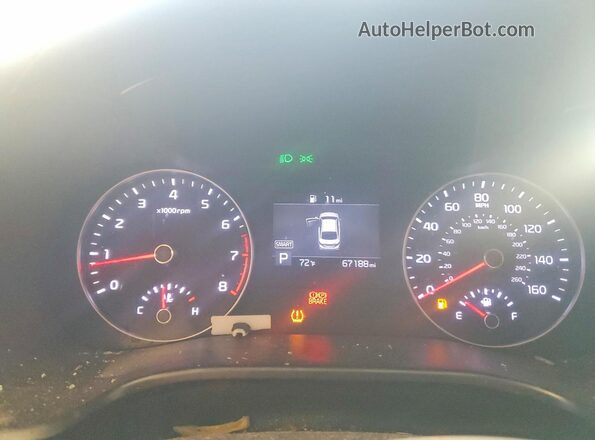 3KPF24AD2LE228610 2020 KIA FORTE Silver Սարքավորումների վահանակի տեսք