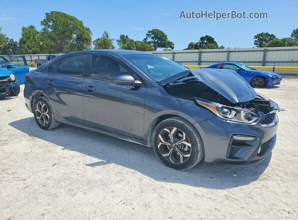 3KPF24AD2LE229465 2020 KIA FORTE Charcoal Przód prawy