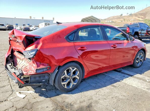 3KPF24AD2ME268266 2021 KIA FORTE Red Trasero derecho