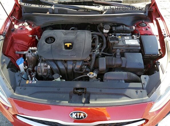 3KPF24AD2ME268266 2021 KIA FORTE Red Vista interior trasera