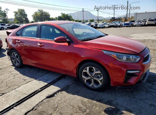 3KPF24AD2ME268266 2021 KIA FORTE Red Delantero derecho