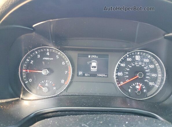 3KPF24AD2ME268266 2021 KIA FORTE Red Vista del cuadro de instrumentos