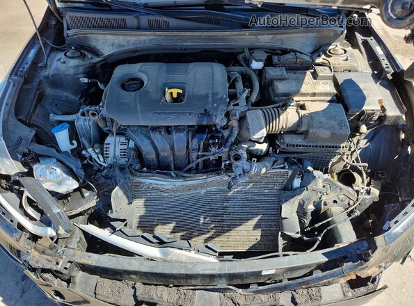 3KPF24AD2ME324481 2021 KIA FORTE Black Widok wnętrza z tyłu