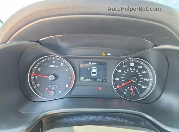 3KPF24AD2ME324481 2021 KIA FORTE Black Widok zestawu wskaźników