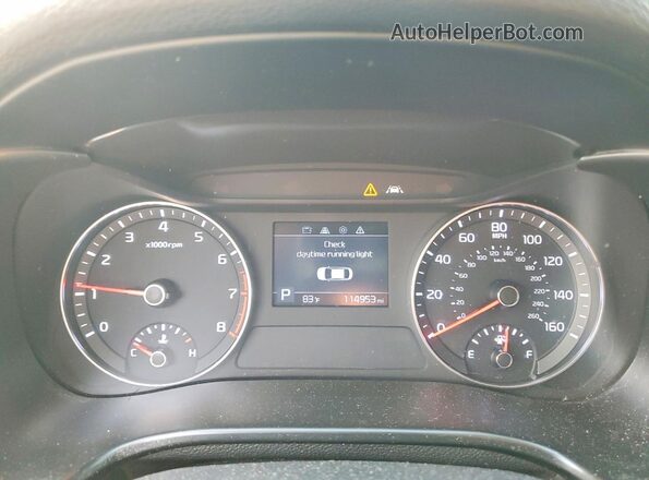 3KPF24AD2ME398838 2021 KIA FORTE Серебряный Вид щитка приборов