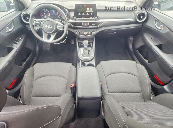 3KPF24AD2ME408834 2021 KIA FORTE Black წინა პანელის ხედი