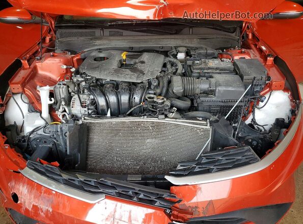 3KPF24AD2NE437672 2022 KIA FORTE Оранжевый Вид задней части салона