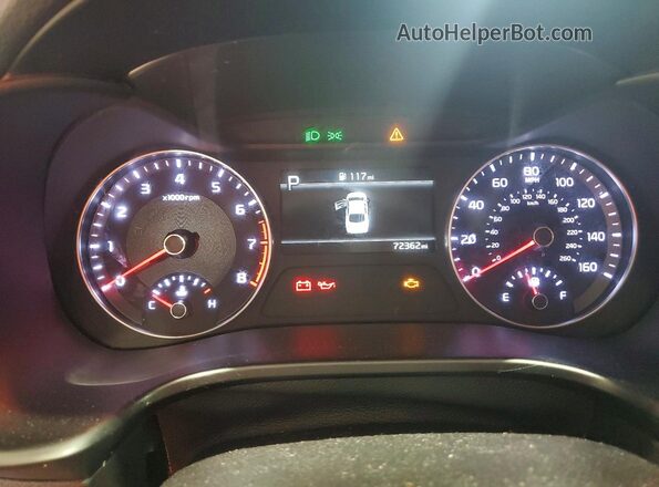 3KPF24AD2NE437672 2022 KIA FORTE Оранжевый Вид щитка приборов